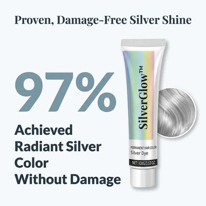 SilverGlow ammoniakvrije zilveren haarverf