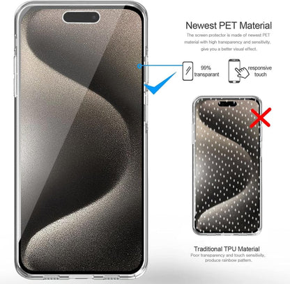 Ultra Clear 360° hybride hoesje voor iPhone 16 Pro Max