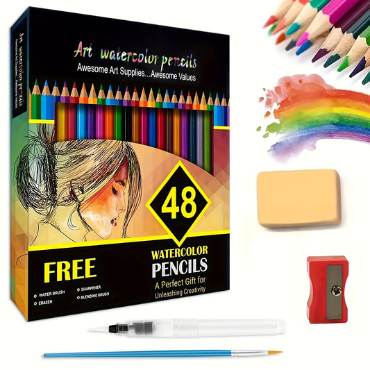 AquarelPro waterverf kleurpotloden set