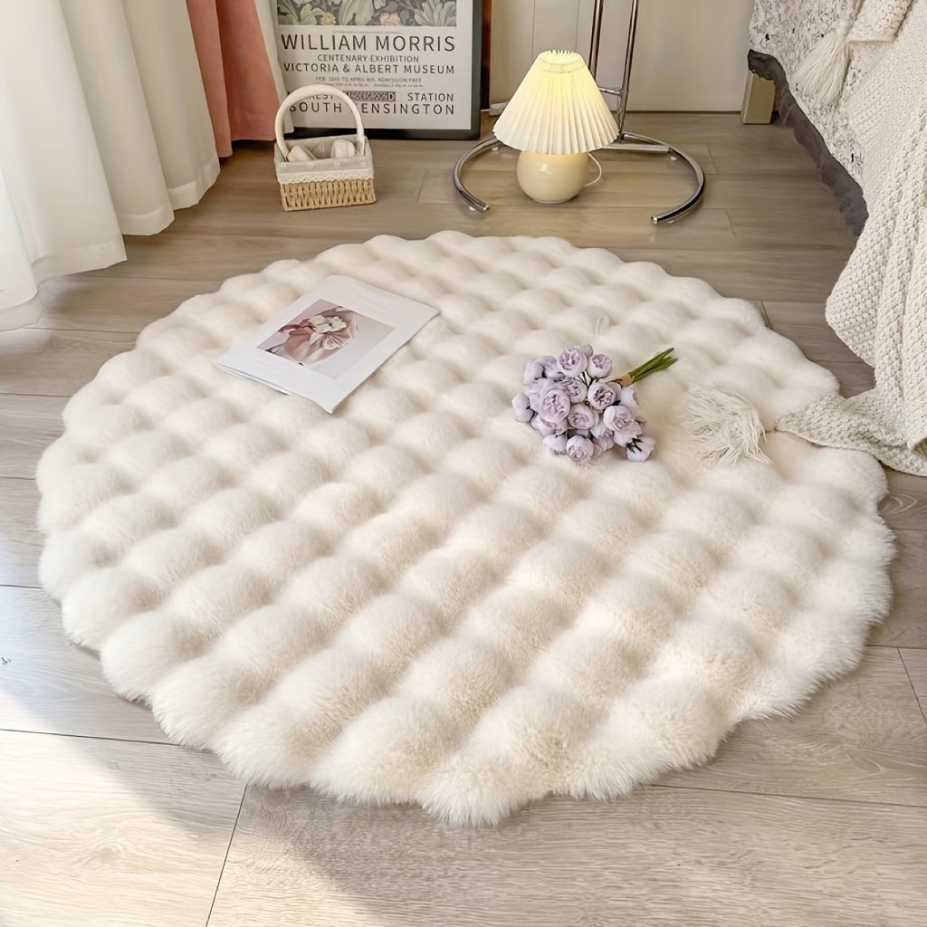 Cloud Comfort rond bubble vloerkleed