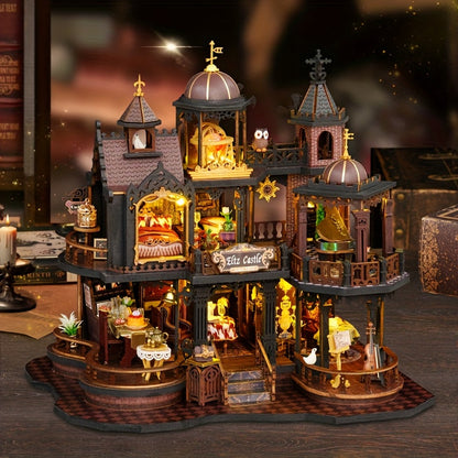 Eltz Castle 3D houten miniatuurmodel