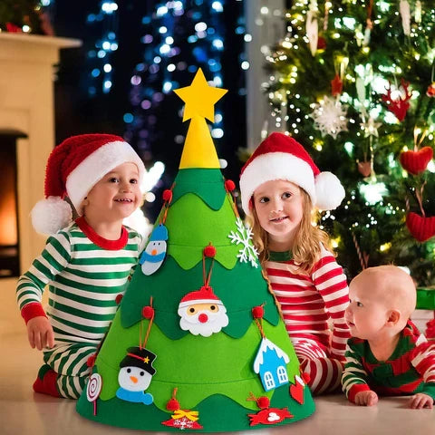 MerryTree vilten kerstboom voor kinderen
