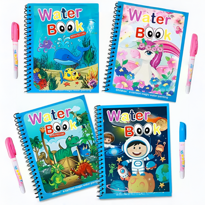 Magic Water Book herbruikbaar waterkleurboek