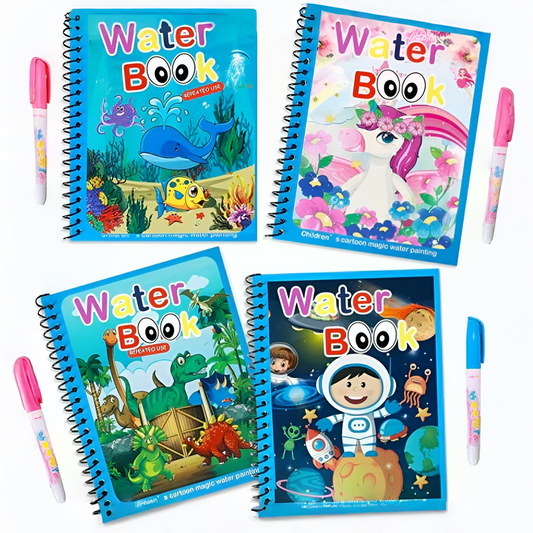 Magic Water Book herbruikbaar waterkleurboek