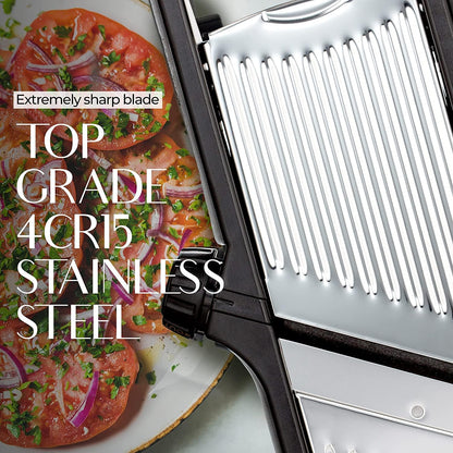 Premium mandoline groentesnijder met snijbestendige handschoenen