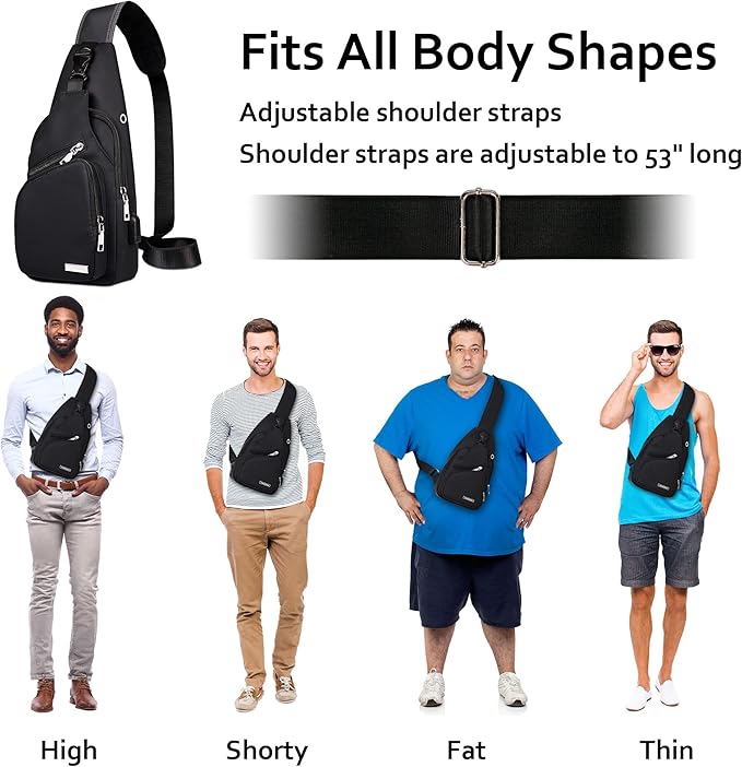 WaveSling multifunctionele waterdichte sling bag