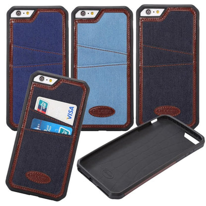 iPhone 6 Plus / 6S Plus Denim Jeans Back Cover Hoesje