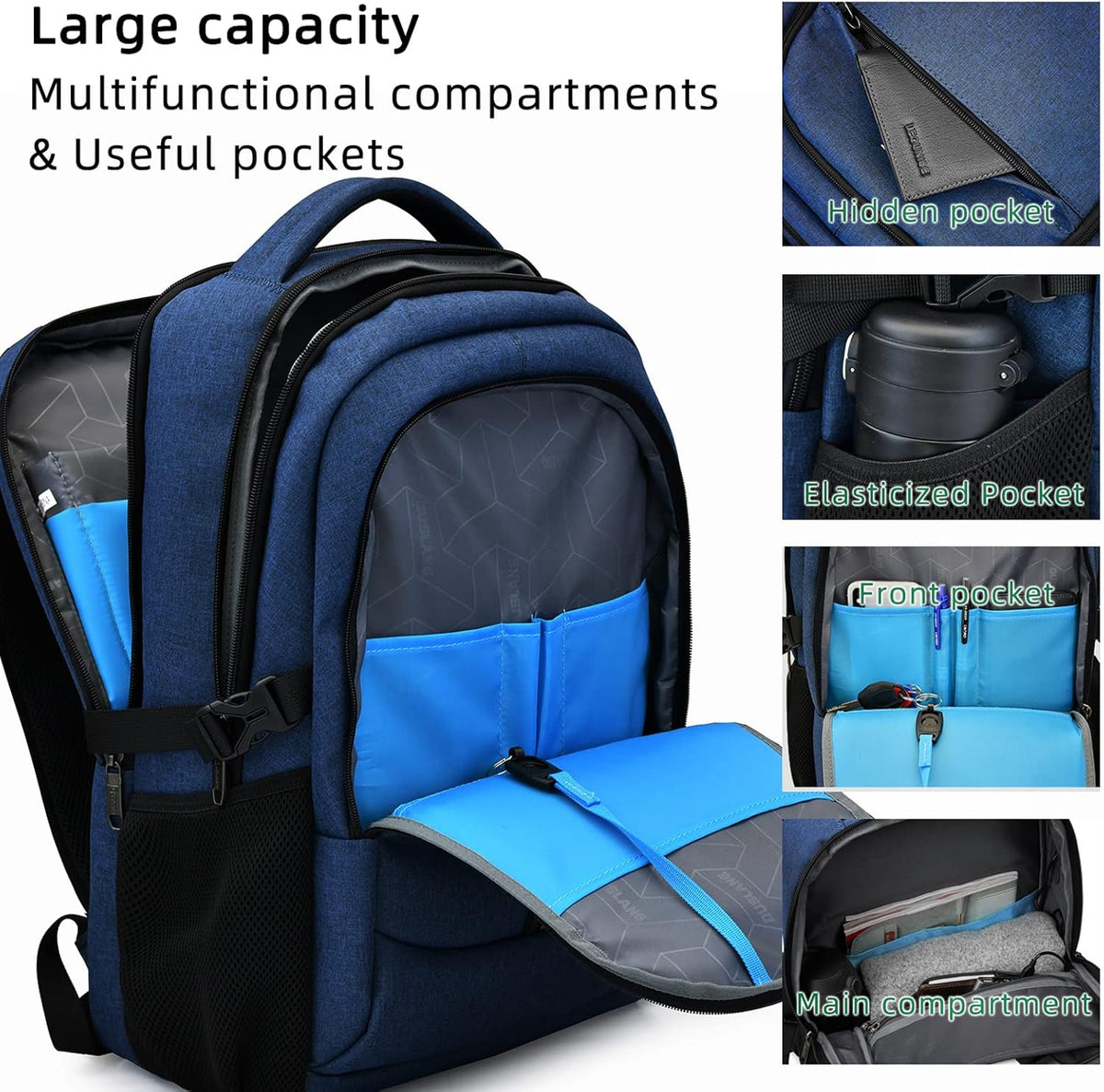 Waterdichte Reis Laptoprugzak met USB-poort