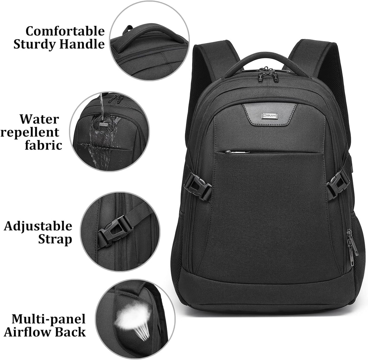 Waterdichte Reis Laptoprugzak met USB-poort
