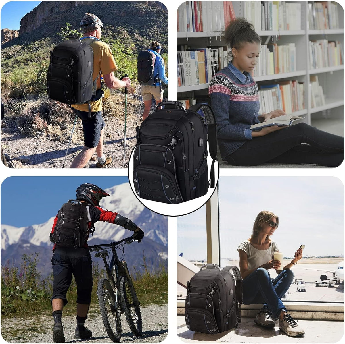55L Reis laptop rugzak
