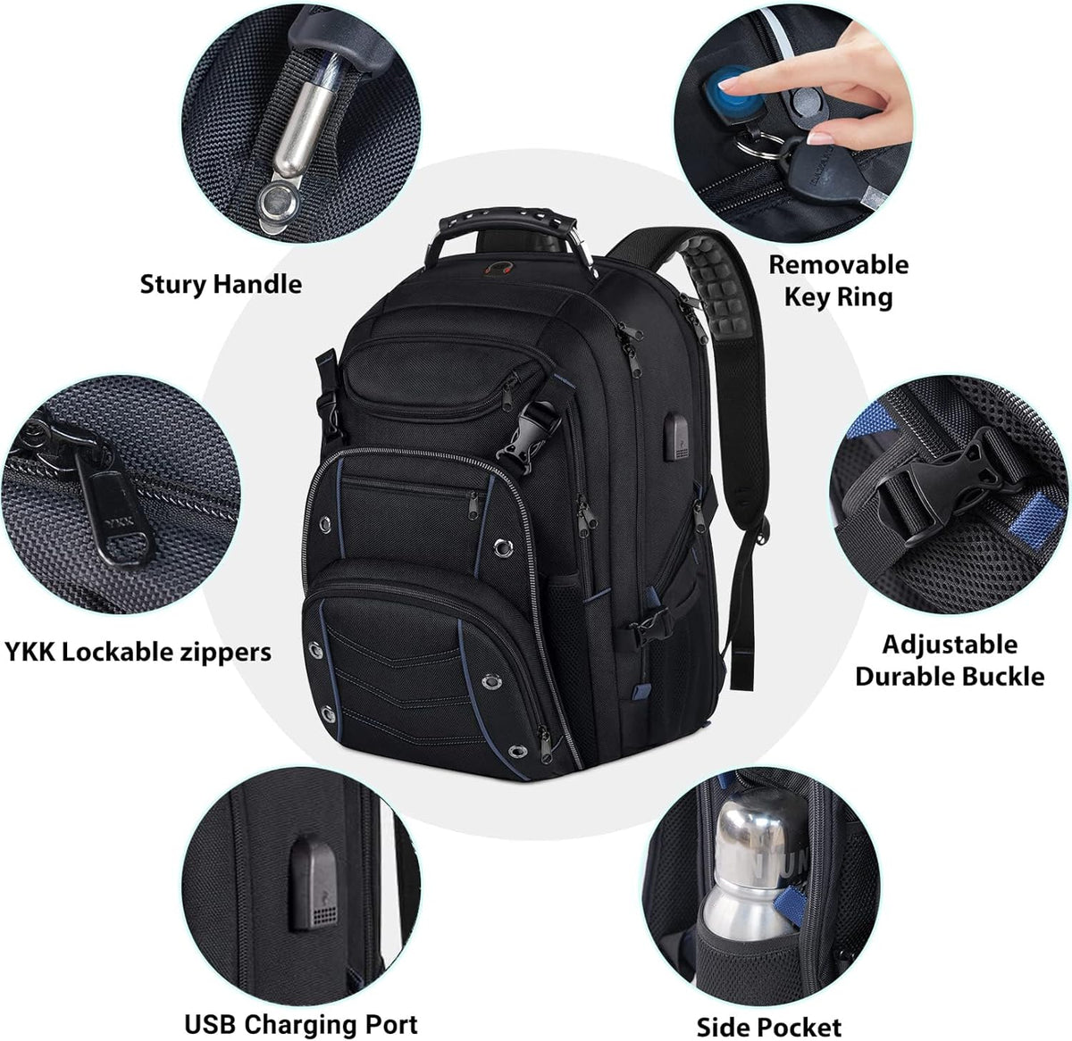 55L Reis laptop rugzak