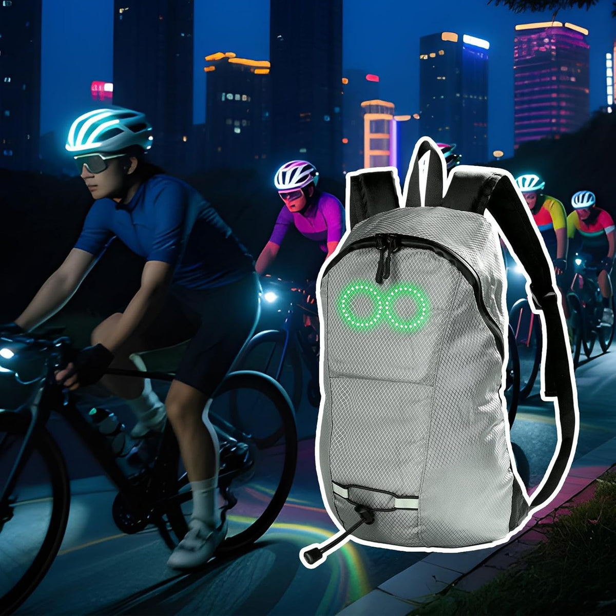 LumiPack LED waterdichte reisrugzak