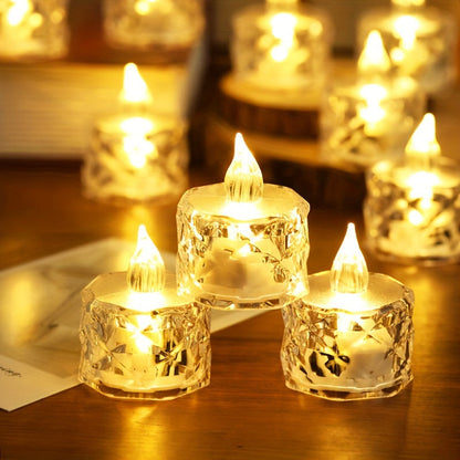HexaGlow vlamloze led-tafellampen