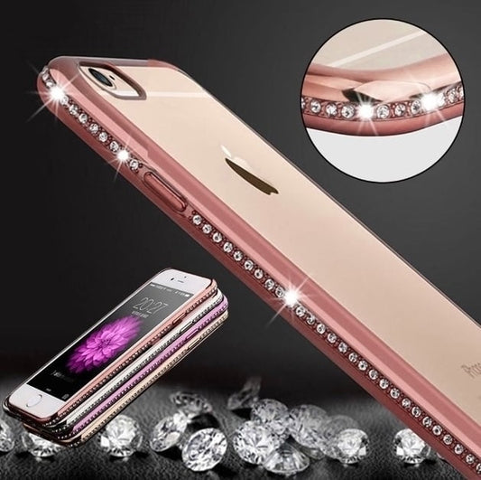 Bling Hoesje met Bergkristallen voor iPhone 6 Plus / 6S Plus