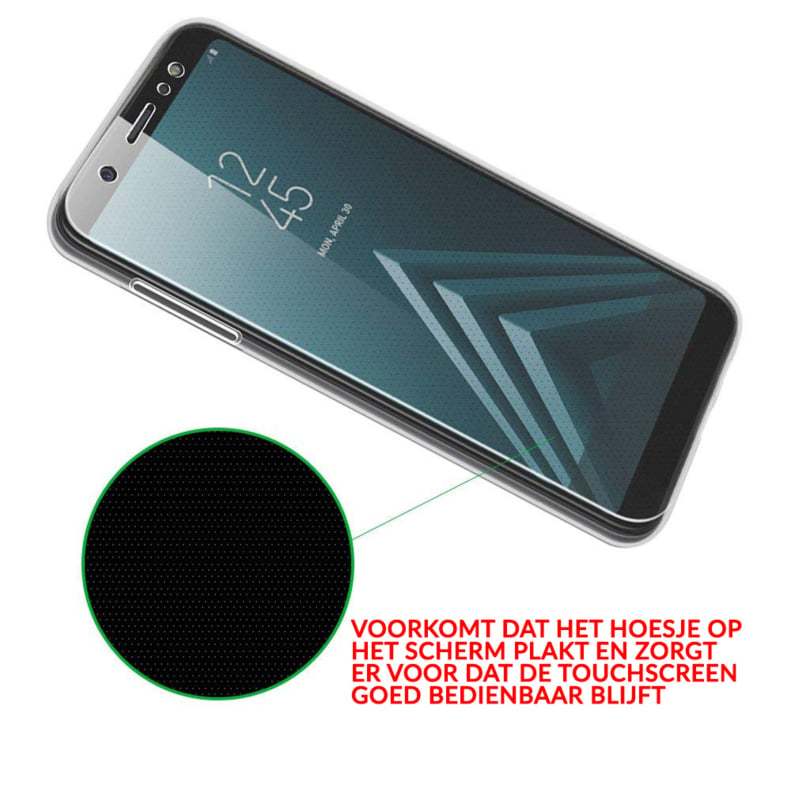 Galaxy A6 Plus (2018) 360° transparant TPU hoesje