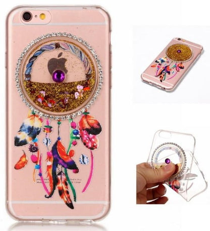 iPhone 6 Plus / 6S Plus TPU dromenvanger glitter hoesje