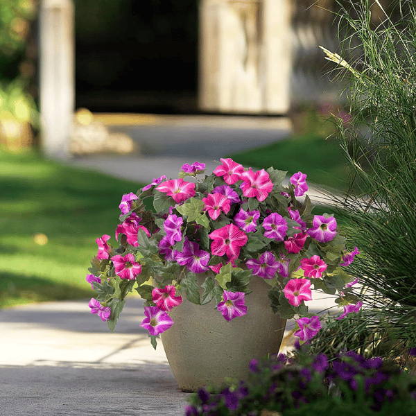 Lifelike kunstpetunia's weerbestendige bloemen
