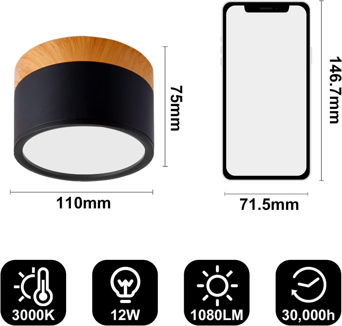 Lumio Aluci LED plafondlamp
