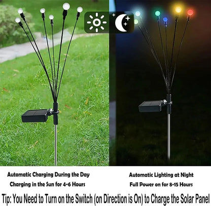 GardenLamp zonne-energie tuinverlichting met glimwormjeseffect