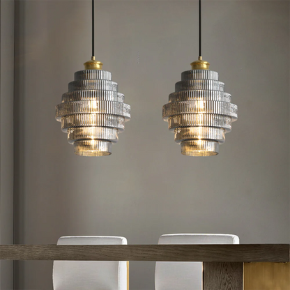 Golvende Glazen Hanglamp