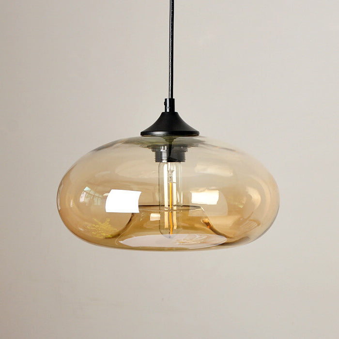 Lumio industriële glazen hanglamp