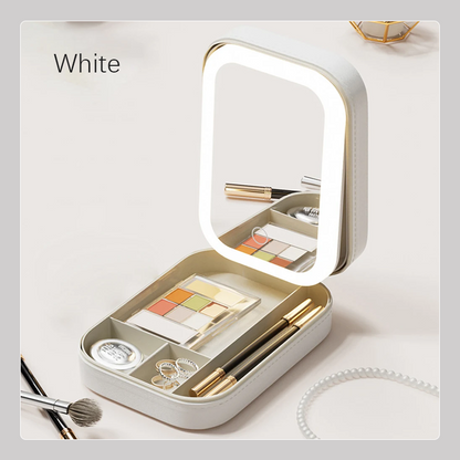MirrorChic LED Make-Up Spiegel en Organizer