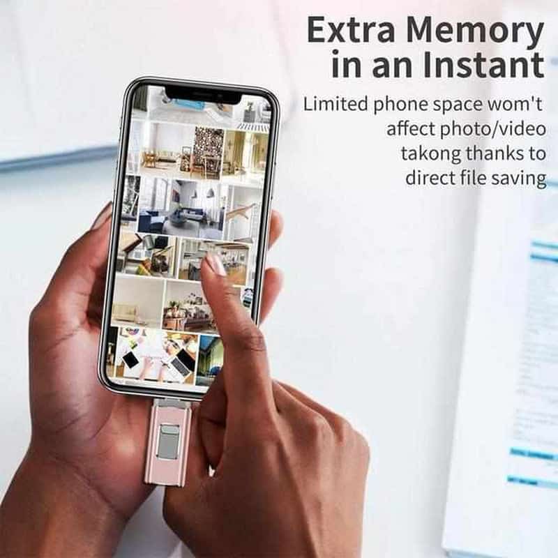 Draagbare USB-flashdrive voor iPhone en Android
