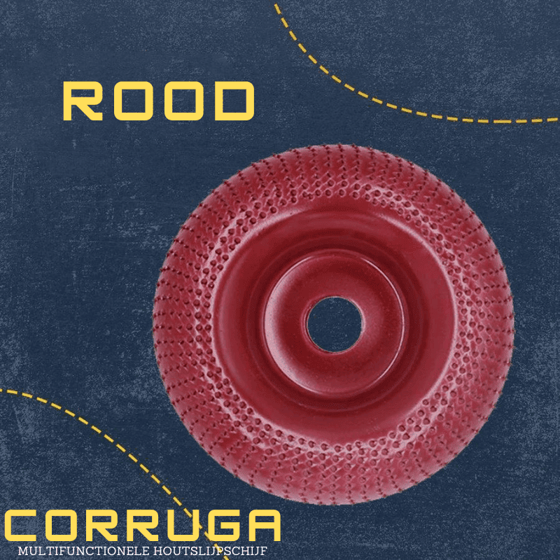 CORRUGA multifunctionele houtslijpschijf