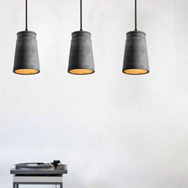 SMD Living industriële cement hanglamp