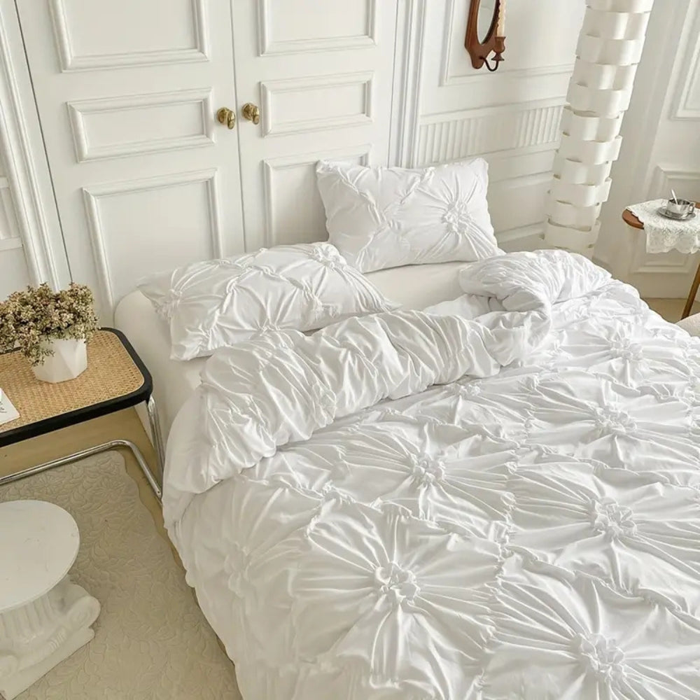 Ruffle Flower Luxe Dekbedovertrekset