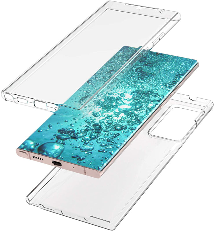Galaxy Note 20 360° full cover transparant TPU hoesje