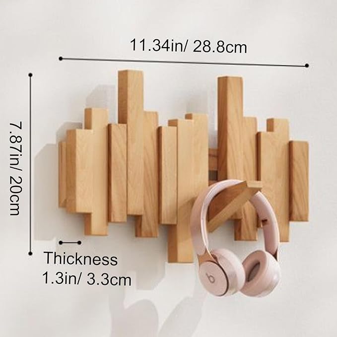 SonataRack™ houten wandkapstok