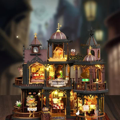 Eltz Castle 3D houten miniatuurmodel
