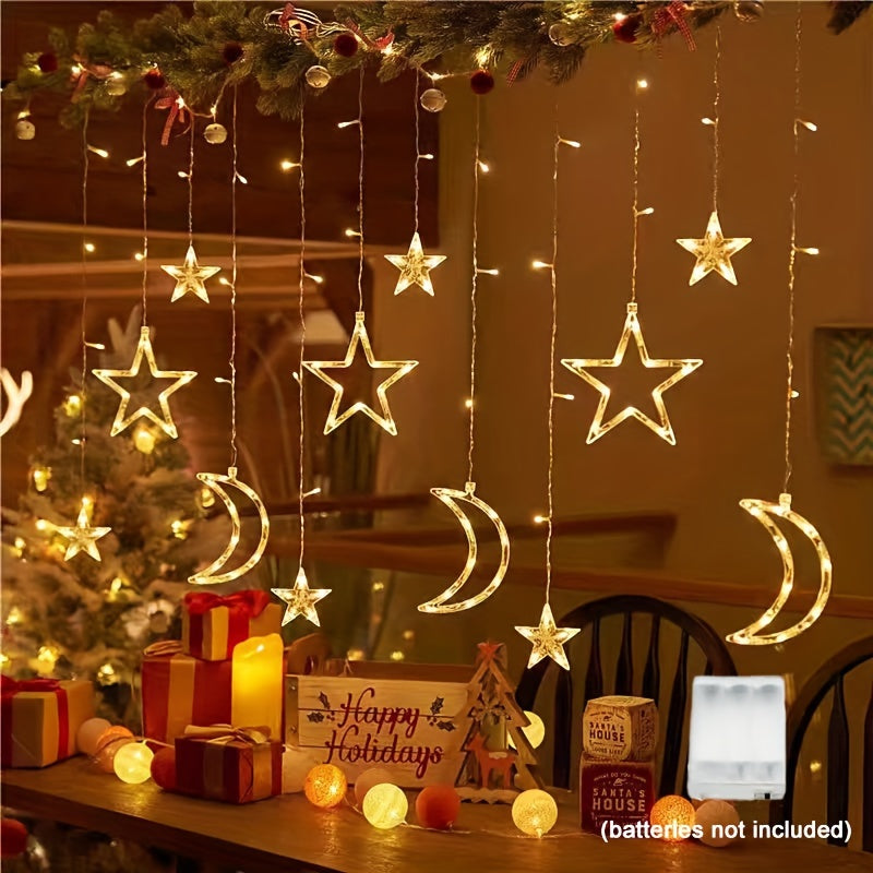 LumiGlow LED sterren- en maan lichtslinger