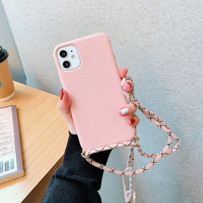 Apple iPhone 11 Crossbody TPU Hoesje