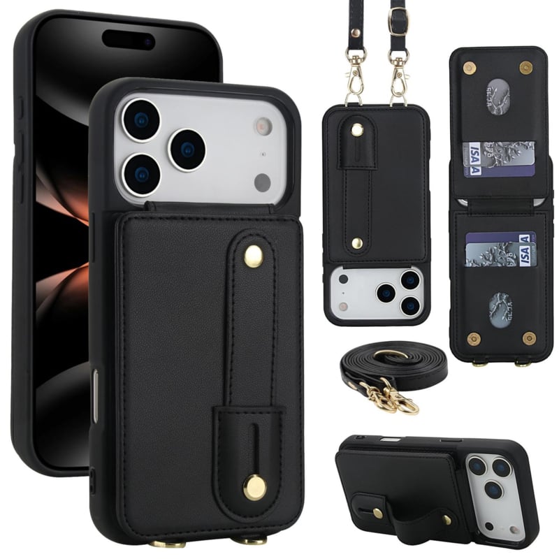 iPhone 17 Pro Max koordhoesje met pasjeshouder