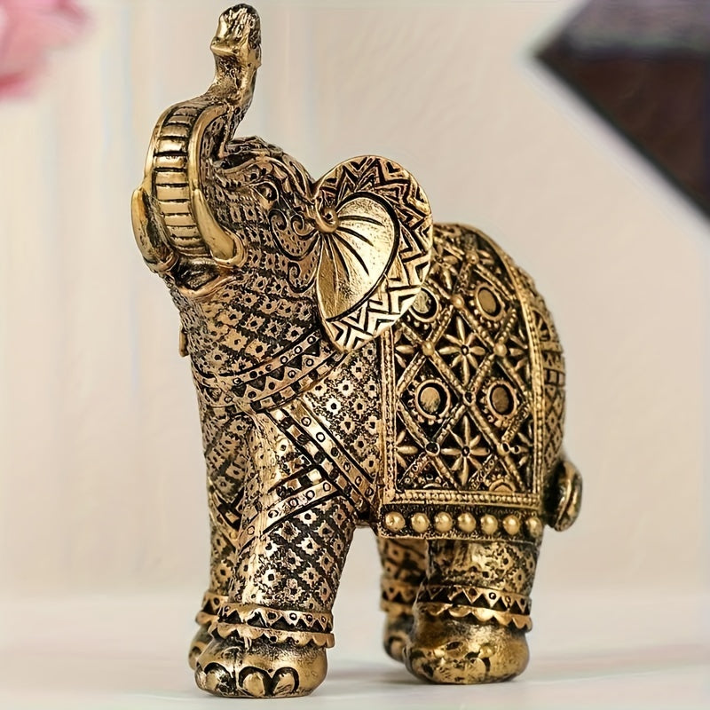 Gouden Olifant Decoratief Beeld