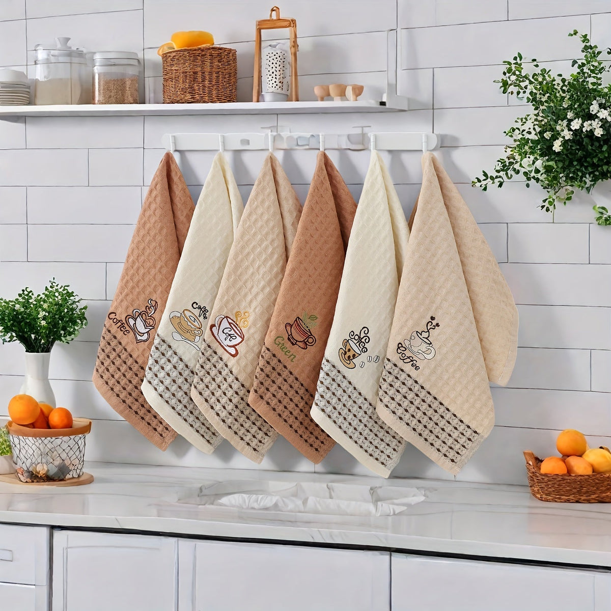 CottonWave wafel vaatdoekenset