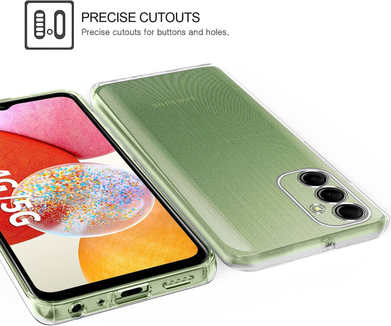 Galaxy A14 360° Ultra Clear Hybrid hoesje