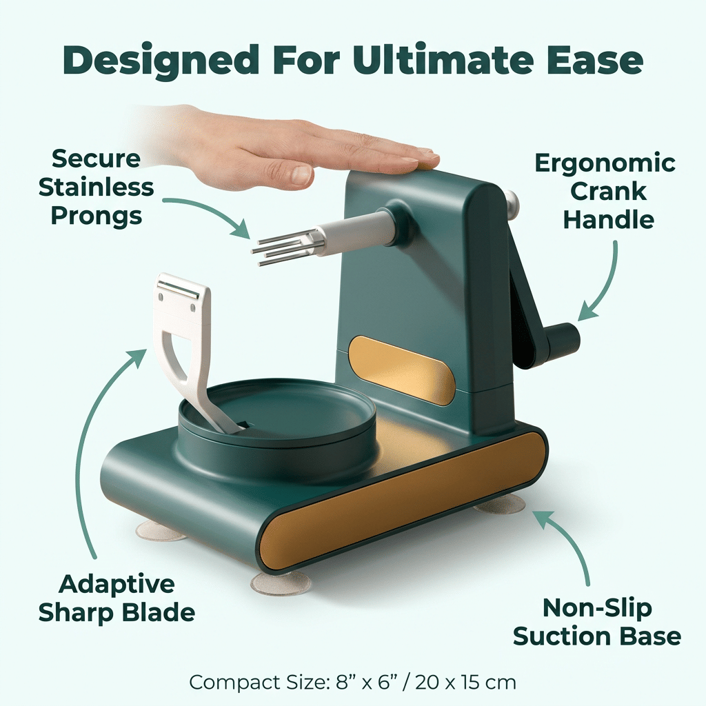 EasyPeel™ ergonomische fruitschiller