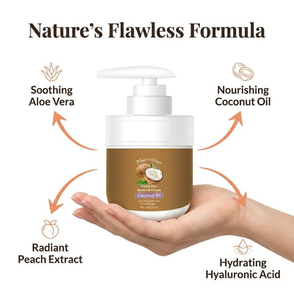 SilkySmooth plantaardige gezichtshaarverwijdering crème