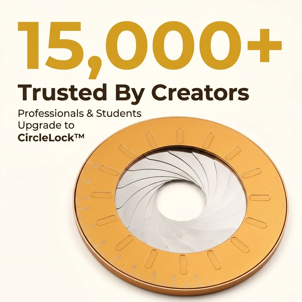 CircleLock buigbare passer en ronde liniaal
