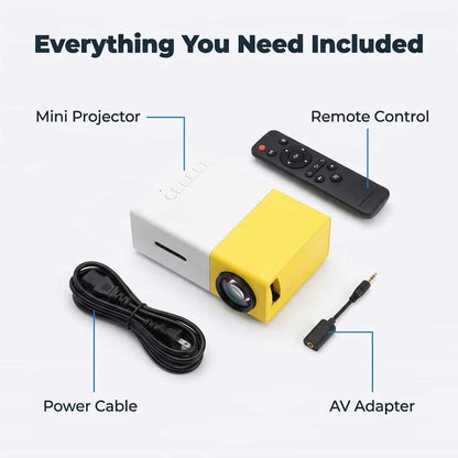Castivaro draagbare mini projector
