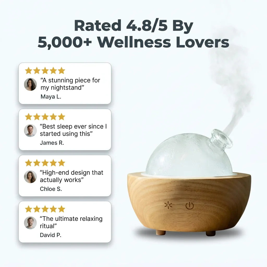 PureAroma glazen aroma diffuser