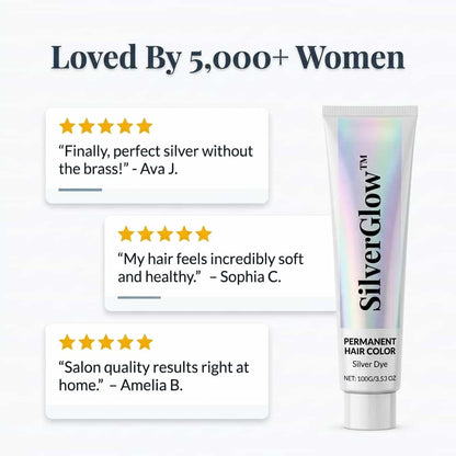 SilverGlow ammoniakvrije zilveren haarverf