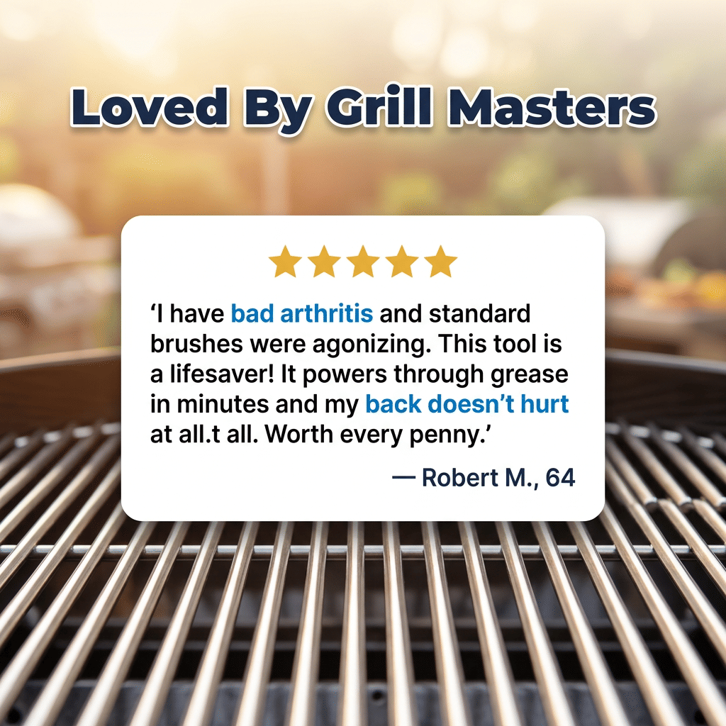 GrillMaster Pro borstelloze barbecuereiniger