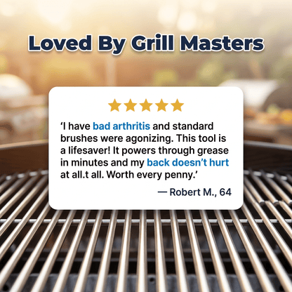 GrillMaster Pro borstelloze barbecuereiniger
