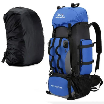Gopack waterdichte kampeer- en wandelrugzak 90L