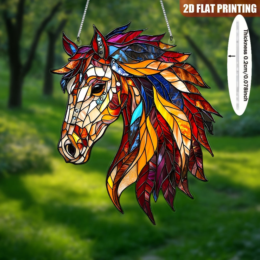 Paardenhoofd Acryl Wanddecoratie