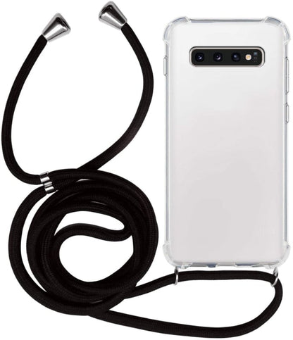 Galaxy S10 Plus crossbody transparant TPU hoesje